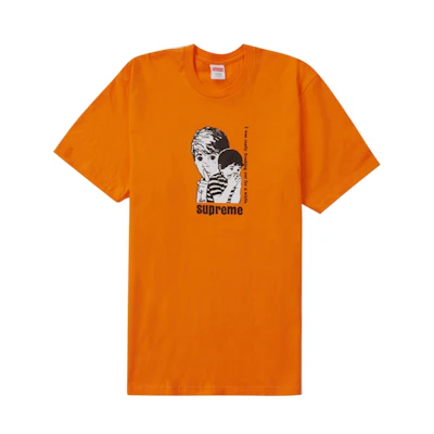 Supreme Freaking Out Tee Orange