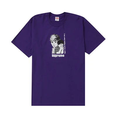 Supreme Freaking Out Tee Purple