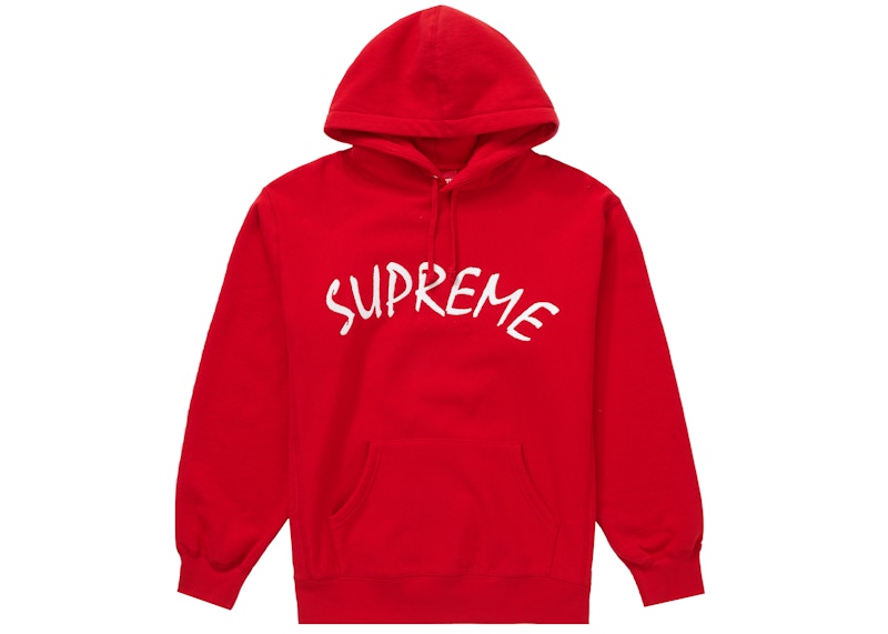 Supreme FTP Arc Hooded Sweatshirt Red
