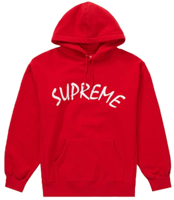 Supreme FTP Arc Hooded Sweatshirt Red Buy Supreme FTP Arc Hooded Sweatshirt Red