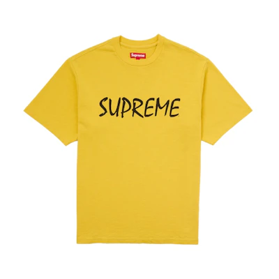 Supreme FTP S/S Top Yellow