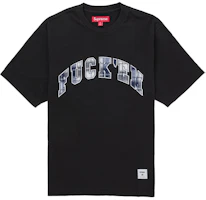 Supreme Fuck Em Plaid S/S Top Black Supreme Fuck Em Plaid S/S Top Black