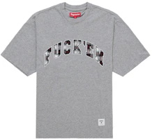 Supreme Fuck Em Plaid S/S Top Heather Grey Supreme Fuck Em Plaid S/S Top Heather Grey