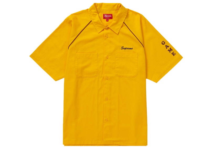 Buy 슈프림 "Fuck Everything" S/S 워크 셔츠 ''옐로우''