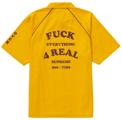 Supreme「F**k Everything」ワークシャツ(黄)
Order Supreme「F**k Everything」ワークシャツ(黄)