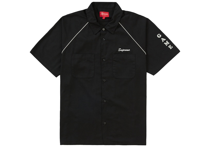 Buy Supreme 黑色短袖工作衬衫 'Fuck Everything'