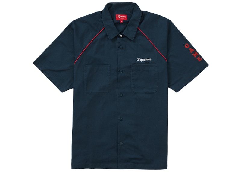 Beli Supreme Small Box Shirt 'Denim' - Novelship