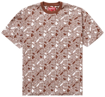 至尊 "Fuck" 嵌花短袖上衣棕色 Buy 至尊 "Fuck" 嵌花短袖上衣棕色