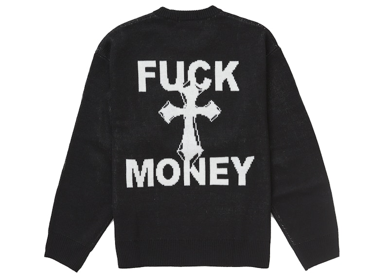 Supreme Fuck Money Sweater Black