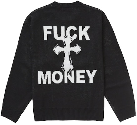Supreme Fuck Money 黑色毛衣 Buy Supreme Fuck Money 黑色毛衣