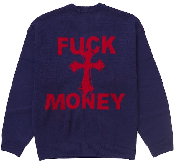 supreme-fuck-money-sweater-navy