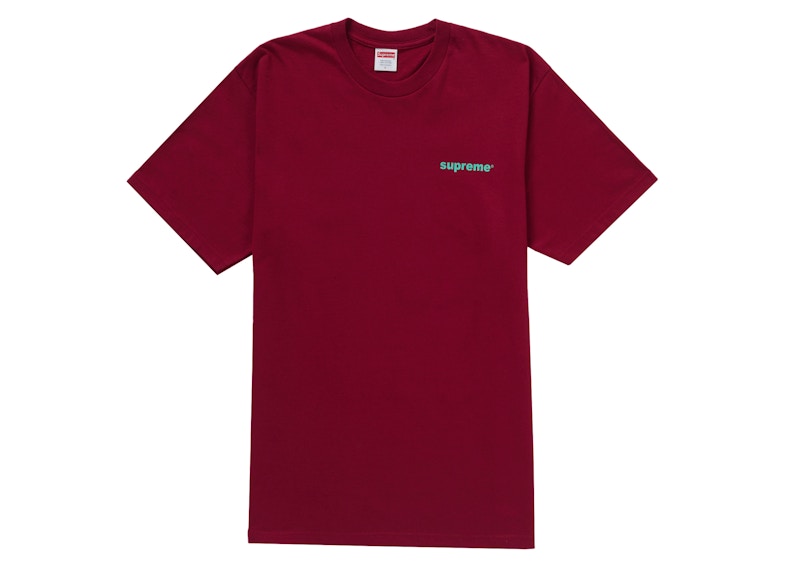 Supreme Fuck Money Tee Cardinal 圖 2