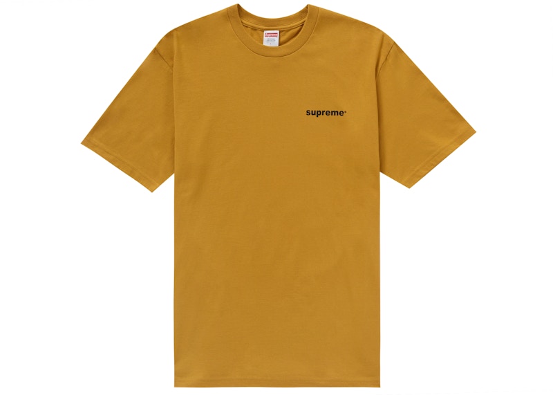 Supreme Fuck Money Tee Mustard 圖 2