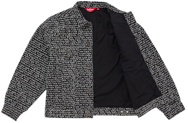 Supreme ファックステッチ デニム トラッカー ジャケット ブラック Order Supreme ファックステッチ デニム トラッカー ジャケット ブラック