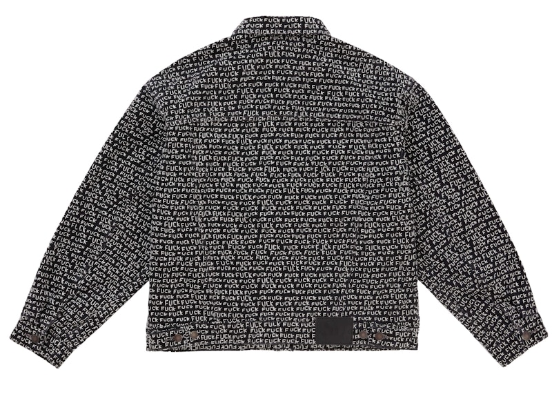 Lookbook Supreme ファックステッチ デニム トラッカー ジャケット ブラック