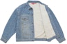 Order Supreme ファックステッチ デニム トラッカー ジャケット ブルー