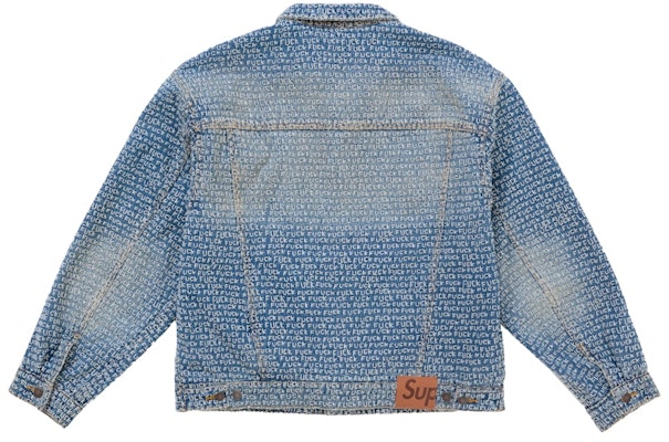 Supreme ファックステッチ デニム トラッカー ジャケット ブルー Lookbook Supreme ファックステッチ デニム トラッカー ジャケット ブルー