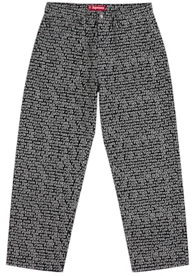 Supreme ファックステッチ ルーズフィット ジーンズ ブラック Buy Supreme ファックステッチ ルーズフィット ジーンズ ブラック