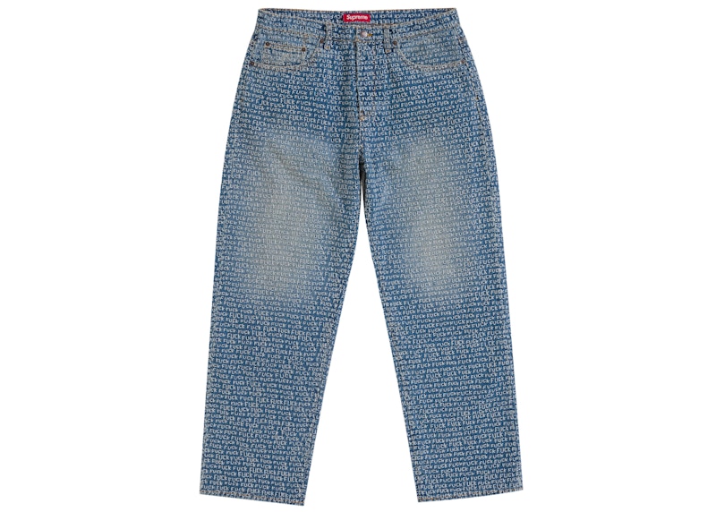 Supreme Fuck Stitch Loose Fit Jean Blue