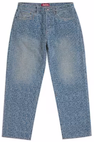 Supreme Fuck Stitch Loose Fit Jean Blue Supreme Fuck Stitch Loose Fit Jean Blue
