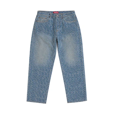 Supreme Fuck Stitch Loose Fit Jean Blue