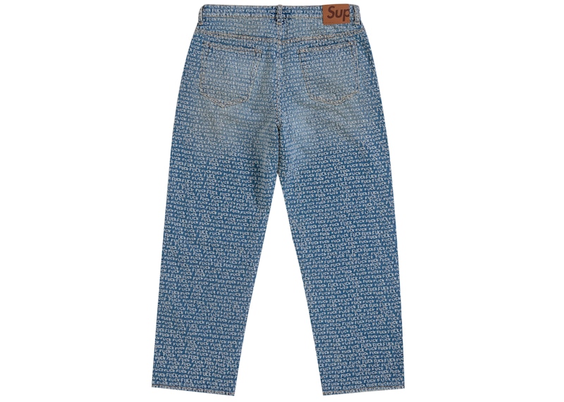 Order Supreme Fuck Stitch Vaquero Holgado Azul