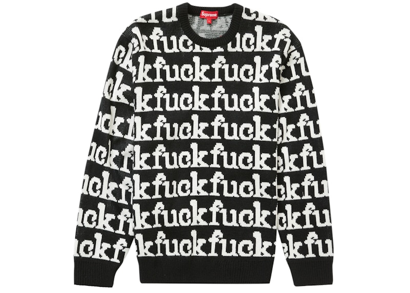Supreme Fuck Sweater (SS22) Black