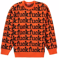 Supreme Fuck Sweater (SS22) Orange