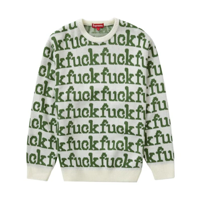 Supreme Fuck Sweater (SS22) White