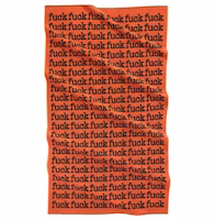 Supreme Fuck Towel Red Supreme Fuck Towel Red