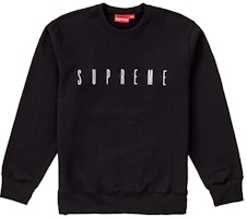 Supreme Fuck You Crewneck Black Supreme Fuck You Crewneck Black