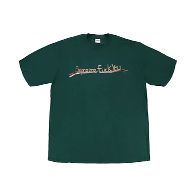 Supreme Fuck You Tee Dark Green