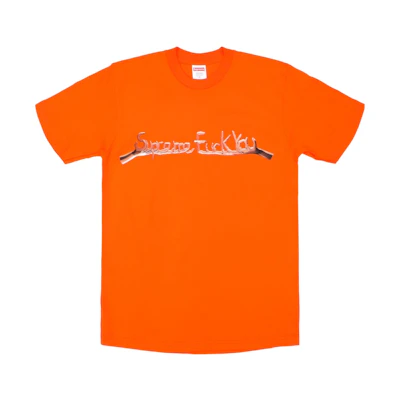 Supreme Fuck You Tee Orange