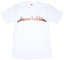 Supreme Fuck You Tee White Supreme Fuck You Tee White