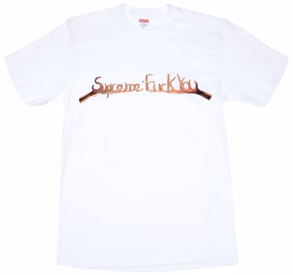 Supreme Fuck You Tee White Buy Supreme Fuck You Tee White
