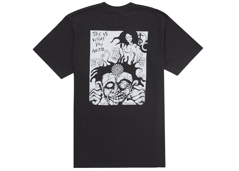 Supreme Fuckin Blowout Tee Black 圖 2