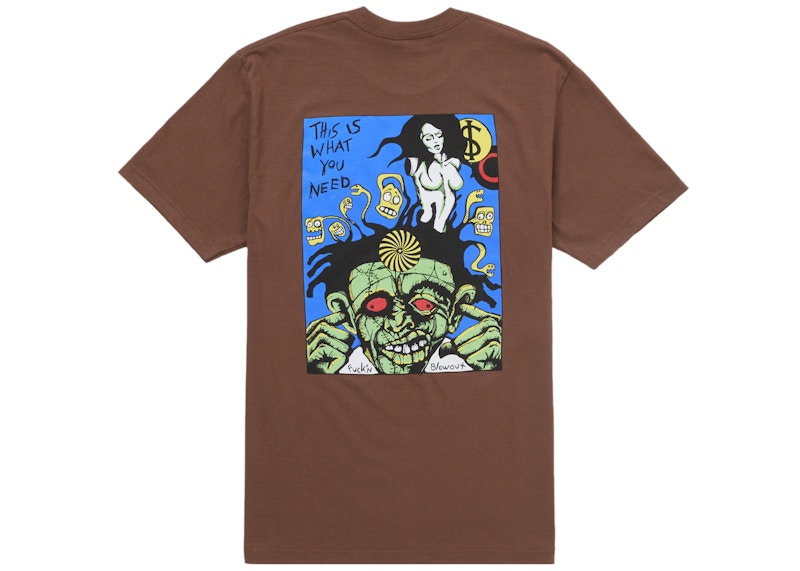 Supreme Fuckin Blowout Tee Brown 圖 2
