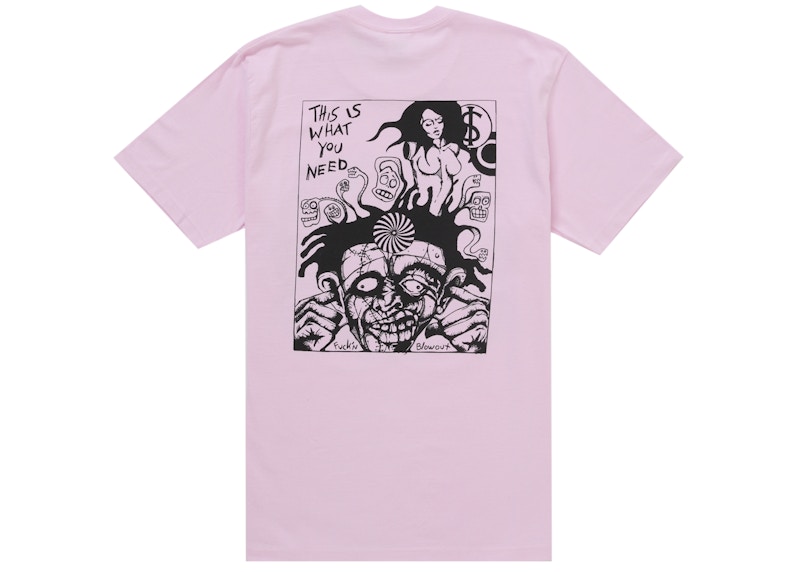 Supreme Fuckin Blowout Tee Light Pink 圖 2