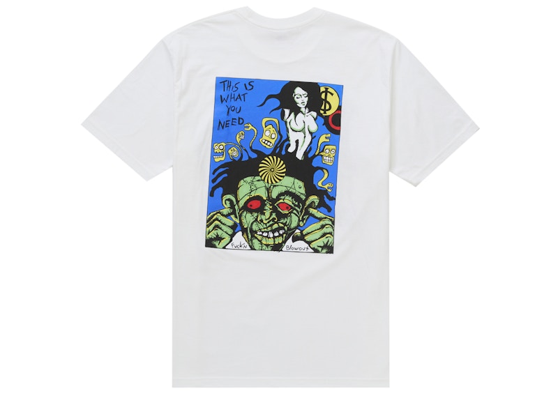 Supreme Fuckin Blowout Tee White 圖 2