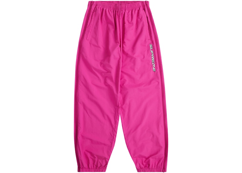 Supreme Full Zip Baggy Warm Up Pant Fuchsia