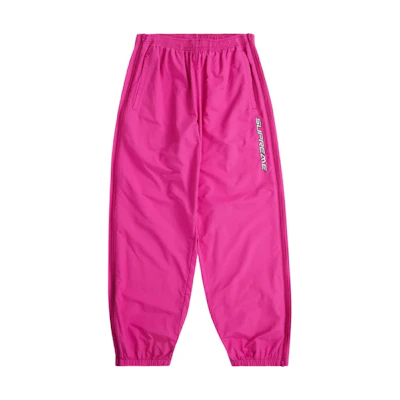 Supreme Full Zip Baggy Warm Up Pant Fuchsia