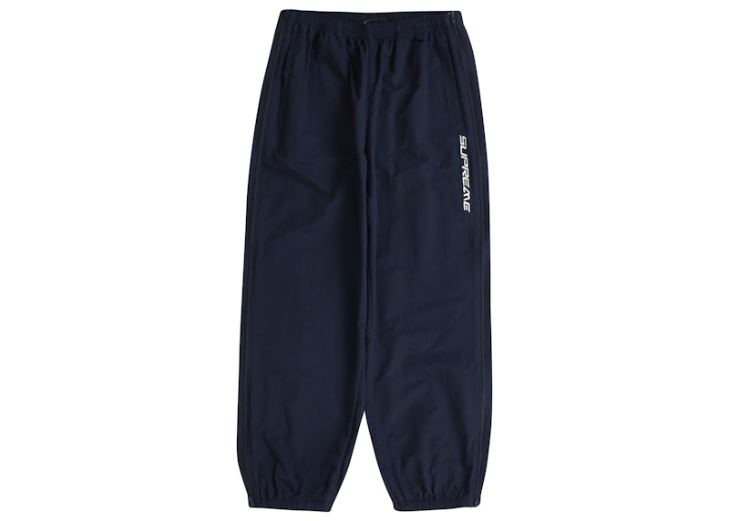 Supreme Full Zip Baggy Warm Up Pant Navy