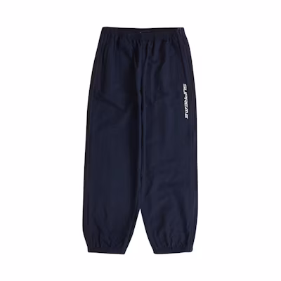 Supreme Full Zip Baggy Warm Up Pant Navy