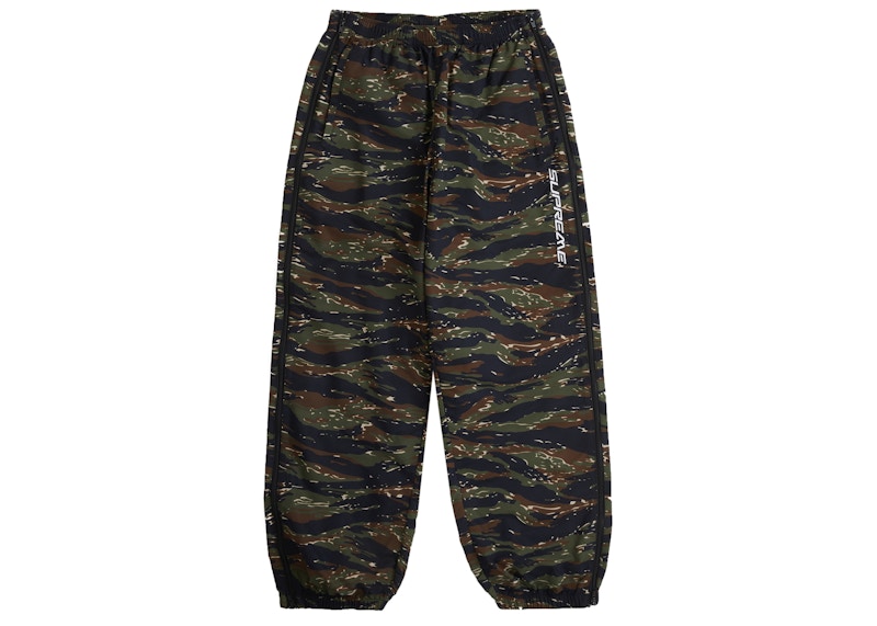 Buy Supreme Full Zip Baggy Warm Up Pant Tiger Camo - Novelship