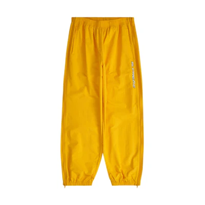 Supreme Full Zip Baggy Warm Up Pant Yellow