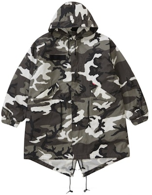 Supreme Futura Fishtail Parka Snow Camo Buy Supreme Futura Fishtail Parka Snow Camo