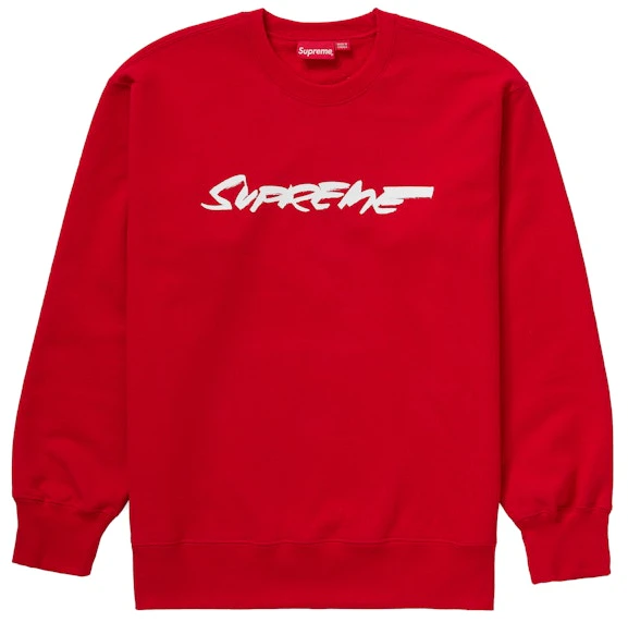 supreme-futura-logo-crewneck-red
