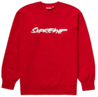 Supreme Futura Logo Crewneck Red Supreme Futura Logo Crewneck Red
