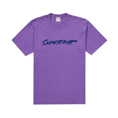 Supreme Futura Logo Tee Purple
