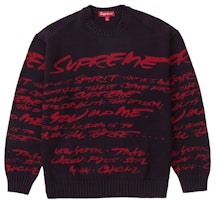 Supreme Futura Sweater Navy Supreme Futura Sweater Navy
